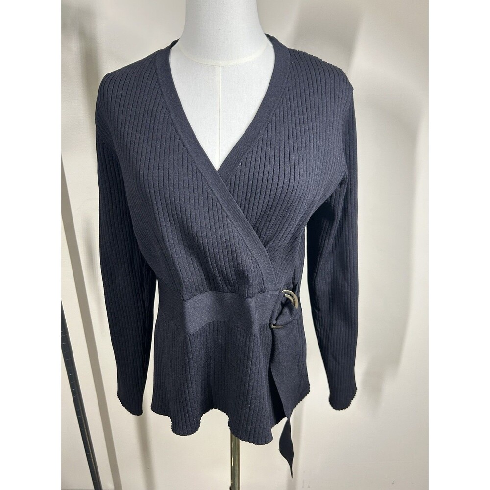 Marc New York Women's Size XL Ribbed Sweater Black NEW 013